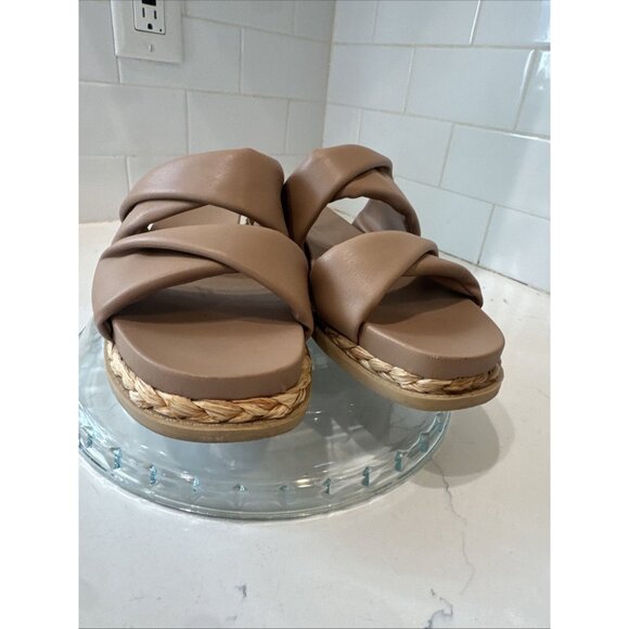 Dolce Vita Beige/Cream Platform Sandals Size 8.5 - Picture 2 of 11